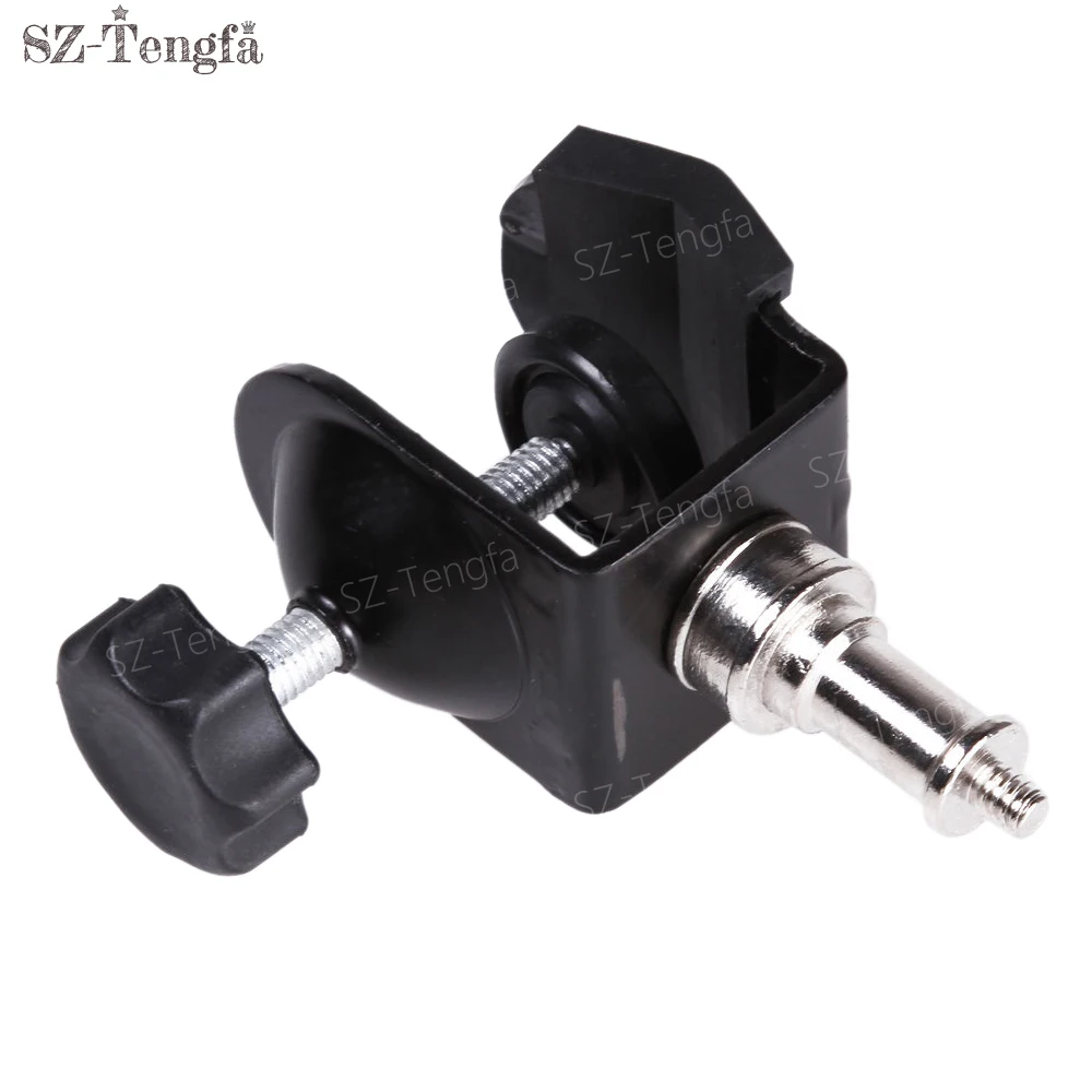 New Heavy Duty C Clamp U Clip Type Bracket w/ 1/4" Screw Mount Studio