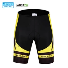 WOSAWE Мужские шорты из дышащей ткани для велосипедных прогулок быстросохнущие крутые 4D гель мягкий велосипед DH длинные шорты MTB горная дорога Спортивная одежда для велосипеда