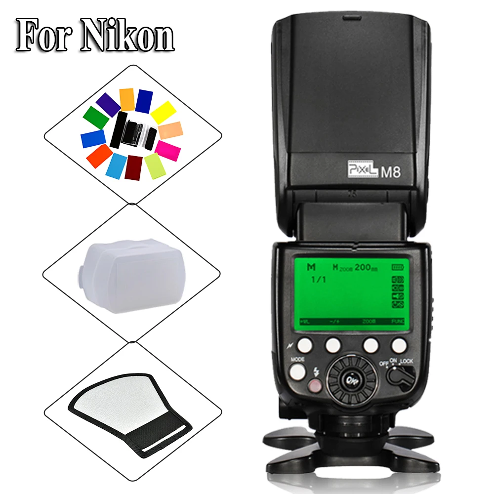 For Nikon D7200 D300s D300 D200 D5100 D3000 DSLR Camera Pixel High