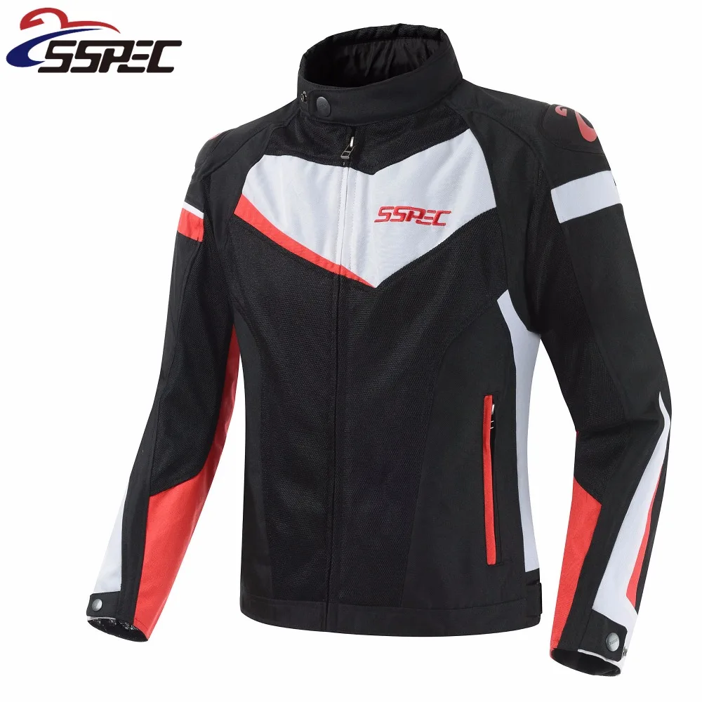 SSPEC Motorcycle Jacket Breathable Motorcycle Racing Jackets men