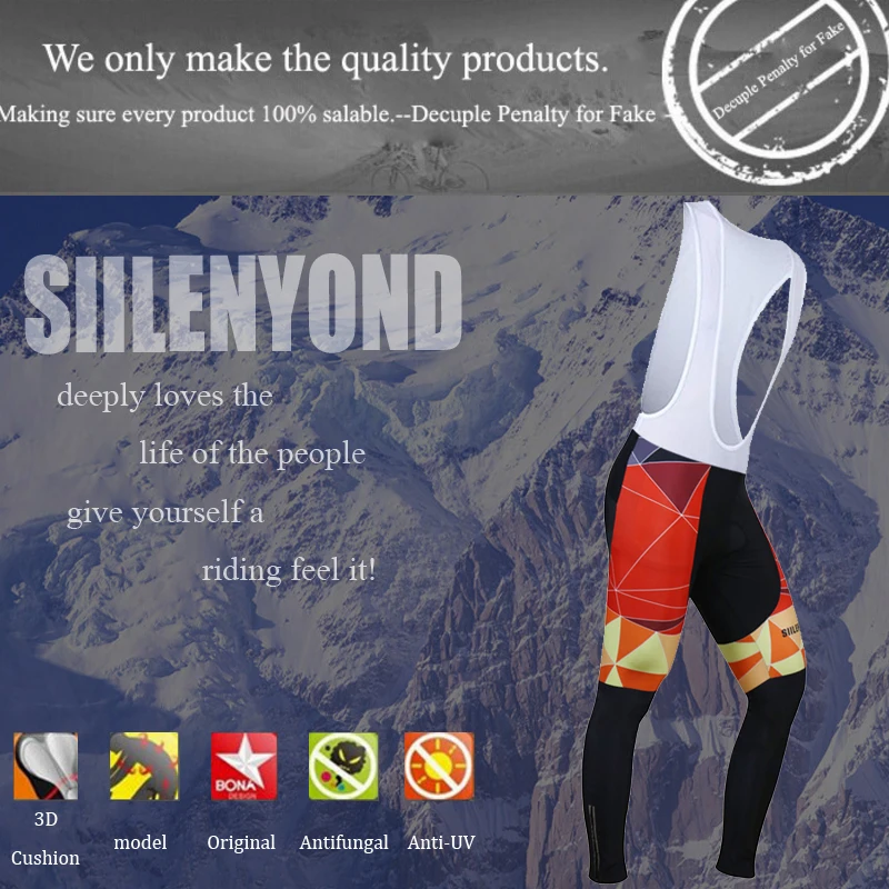 Siilenyond зима Pro сохраняет тепло Велоспорт Джерси наборы Быстросохнущий горный велосипед велосипедная одежда костюм гоночный велосипед одежда для мужчин