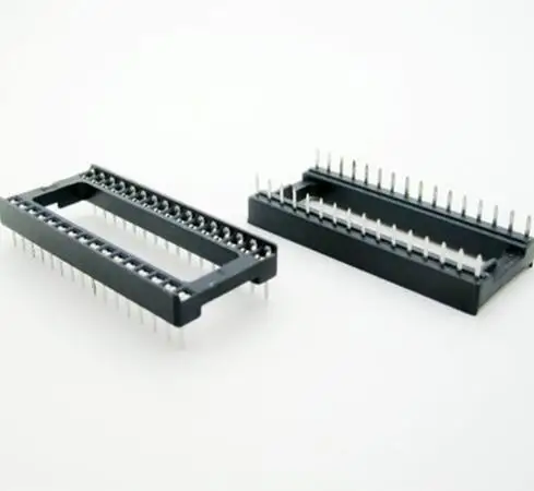 15 шт./лот 32 контактный DIP квадратное отверстие ИС адаптер 32Pin шаг 2,54 мм разъем резистор