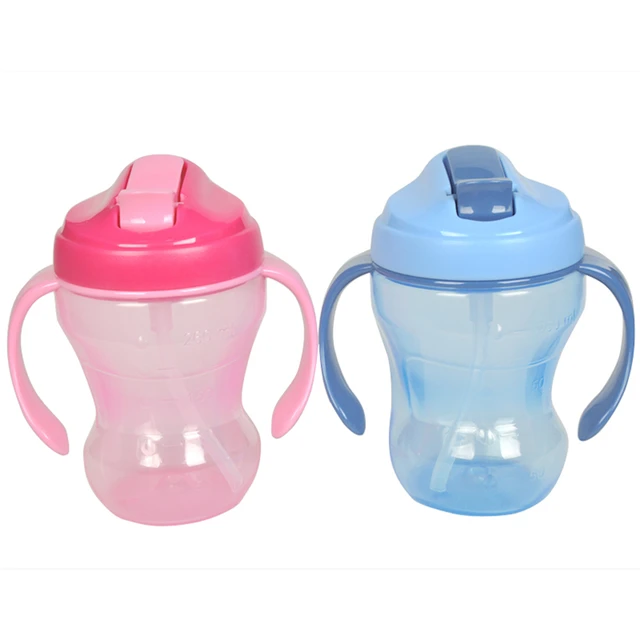 260ML Baby Drinking Cup with Handle Infants Sippy cup Children Leak
