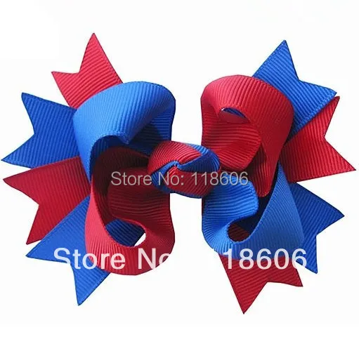 

Free Shipping 80 pcs/lot Butterfly Boutique Hair Bow with 4.5cm Single Prong Clip