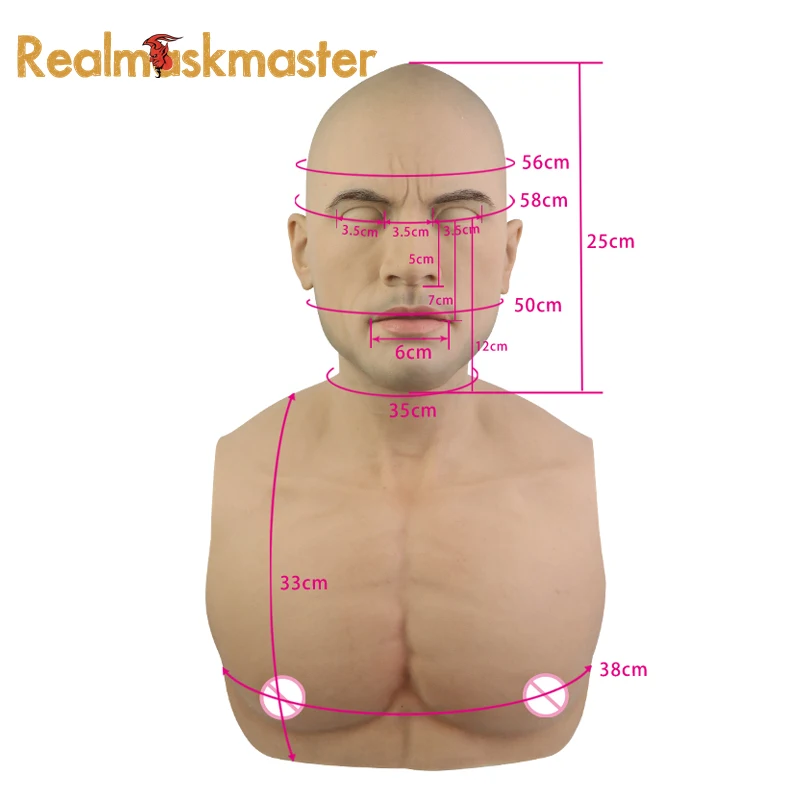 Realmaskmaster Хэллоуин искусственная Реалистичная силиконовая маска замаскированная