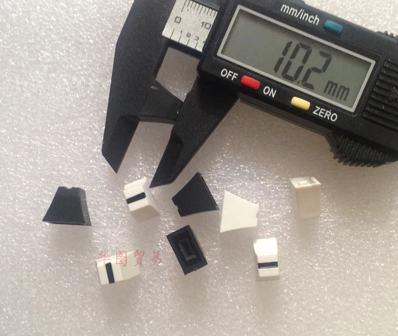 10pcs Black White Apex Audio Dbq Zero Eq Fader Cap Knob Pioneer