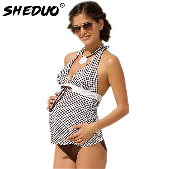 Maternity Biknis Set Bathing Suit Women Pregnant Swimwear Plus Size