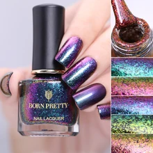 BORN PRETTY волшебный лак для ногтей Цыганская Серия воды 6 мл сияющий блеск лак для ногтей маникюрный лак Советы Дизайн ногтей 16 цветов