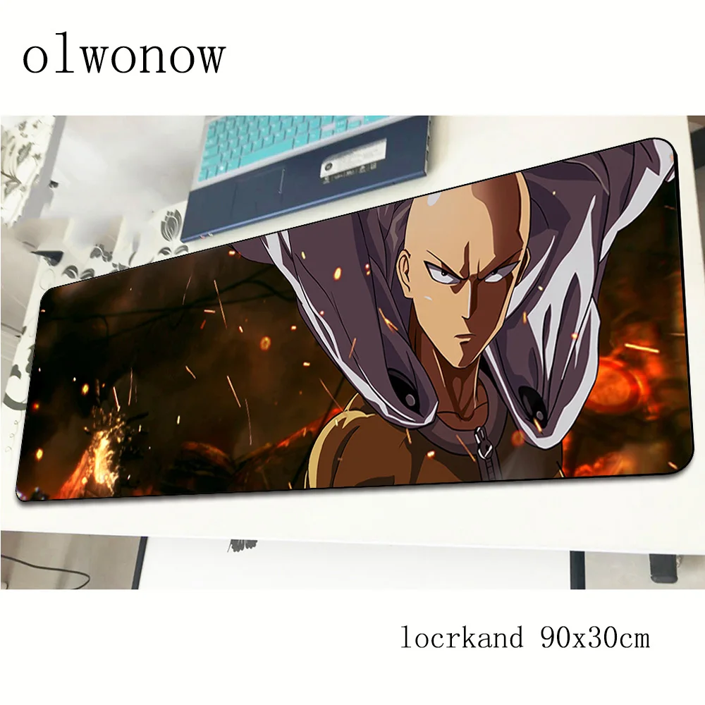 ONE PUNCH-MAN pad mouse Fashion computador коврик для мыши 90x30 см padmouse подарок на Хэллоуин Коврик Для Мыши Эргономичный гаджет коврики для Кабинета