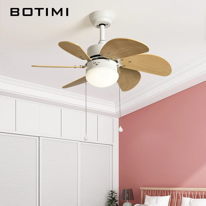 Потолочный вентилятор BOTIMI Reverse светильник 220 В для гостиной современный