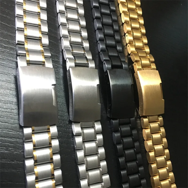 Universal Stainless Steel Waterproof Watch Strap Bracelet with Tool