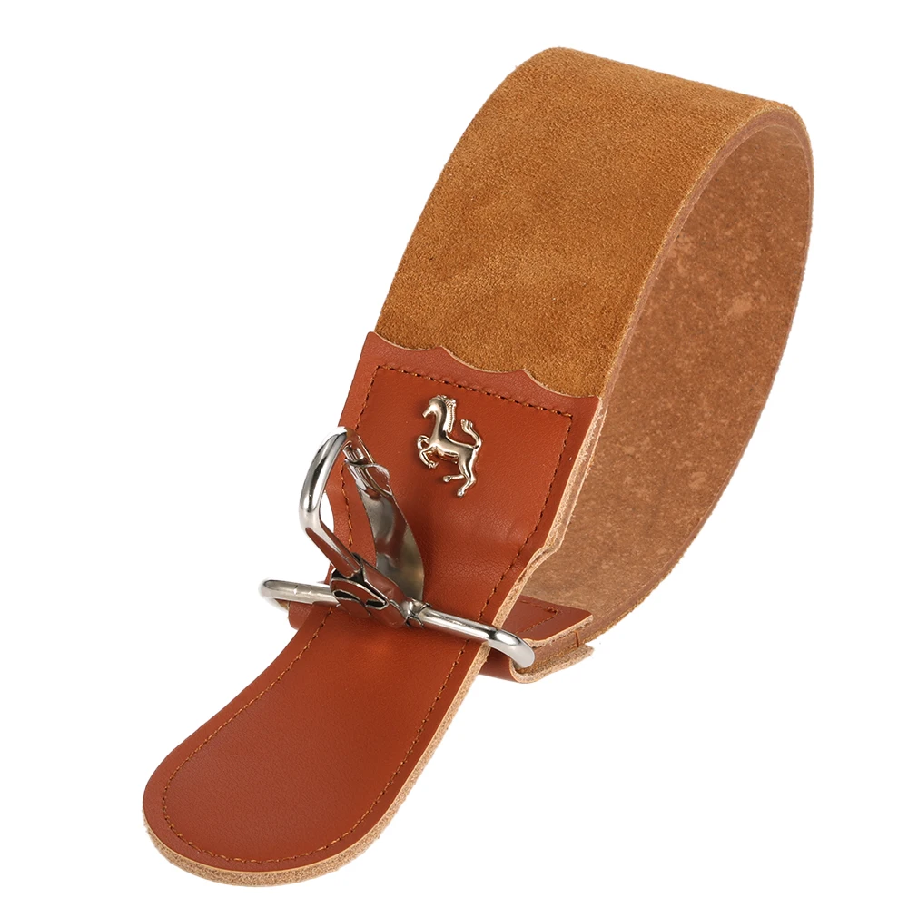 Men's Shaving Cowhide Leather Strap Razor Sharpener Straight Cut