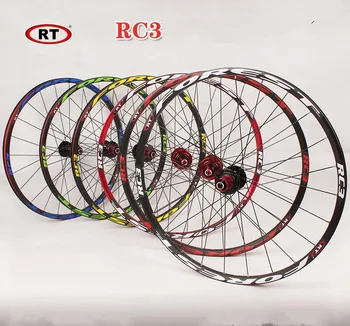 

RC3 MTB mountain bike 26inch ultra light wheels 5 peilin sealed bearing disc wheel wheelset 27.5inch Rim free