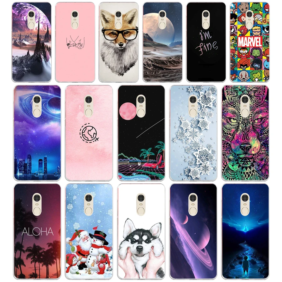 U силиконовый чехол для Coque Xiaomi Redmi 5 plus задняя крышка чехлы телефонов|Бамперы| |