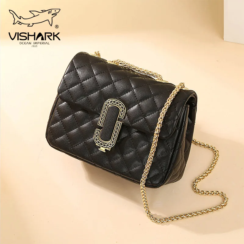 VISHARK Для женщин сумка через плечо сумка с решетчатым узором повседневные дамские теплые ботинки Vertail сумка на каждый день
