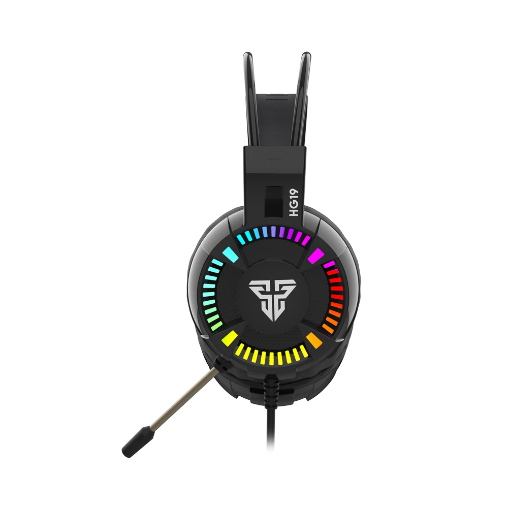 HG19 игровая гарнитура 7,1 объемный звук Игровые наушники для FPS игры 50 мм драйвер стерео с шумоподавлением микрофон наушники