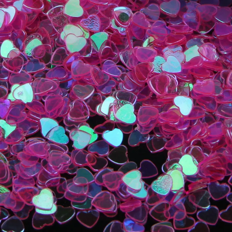 Elessical أنيقة الحب مسمار بريق 3d بريق الخوخ القلب أدوات زينة diy مسمار ملصقات مسمار فن تصميم WY16