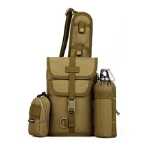 Nuevos Hombres y Mujeres de Múltiples Funciones Táctico Mochila Bolso de Hombro del Pecho Montar Unisex Nylon Ocio Messenger Bag Q1