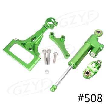 

For Kawasaki Z1000 Z750 2003 2004 2005 2006 2007 2008 2009 CNC Steering Damper Satety Control Stabilizer w/ Bracket Mounting Kit