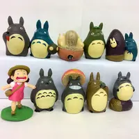 10 шт./компл. Тоторо Кукла Цифра устанавливает tonari не Тоторо Игрушки 3 стили ПВХ Фигурка 5 см - изображение