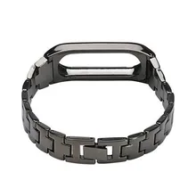 

Wristbands Full Metal Strap Replacement For Xiaomi Mi Band 2 Bracelet For Miband 2