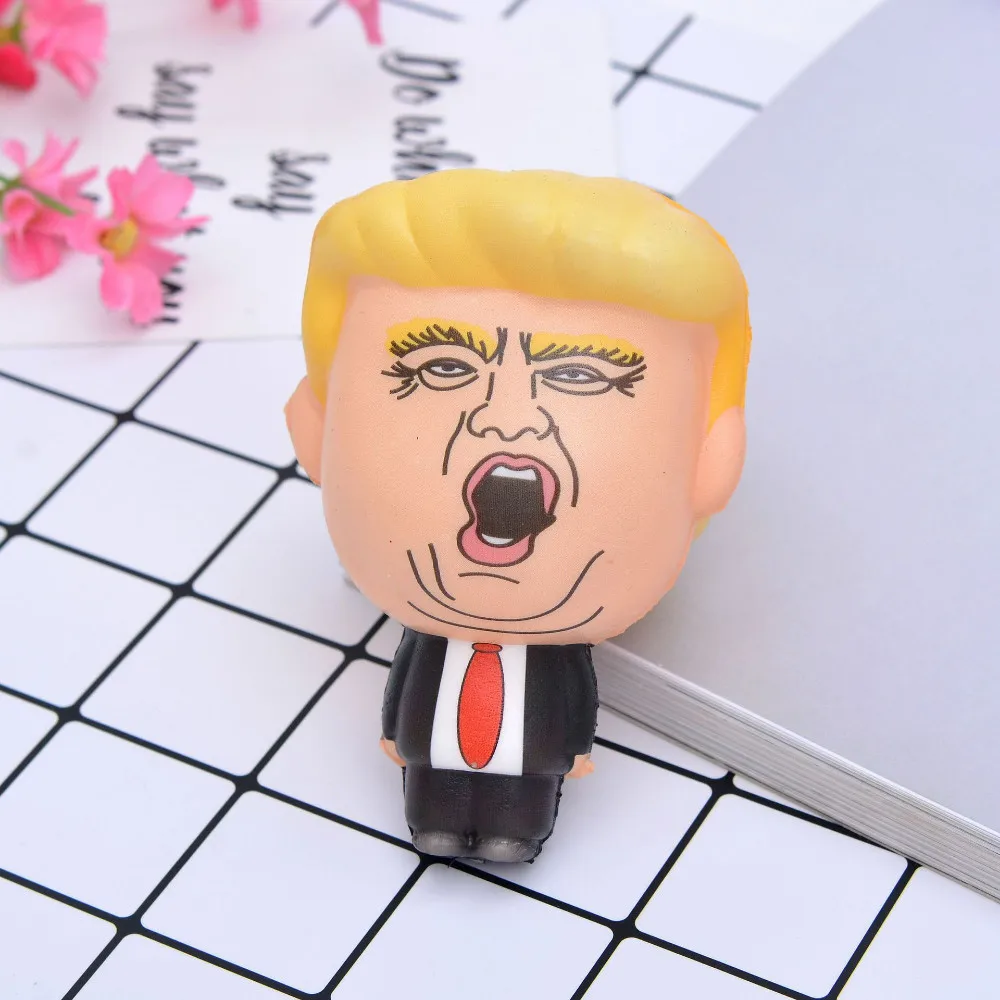 1 шт. милый Дональд Трамп стресс сжимающий мяч Jumbo мягкая игрушка Squishies игрушки для снятия стресса для детей Забавный шутка реквизит подарок# TC - Цвет: 122