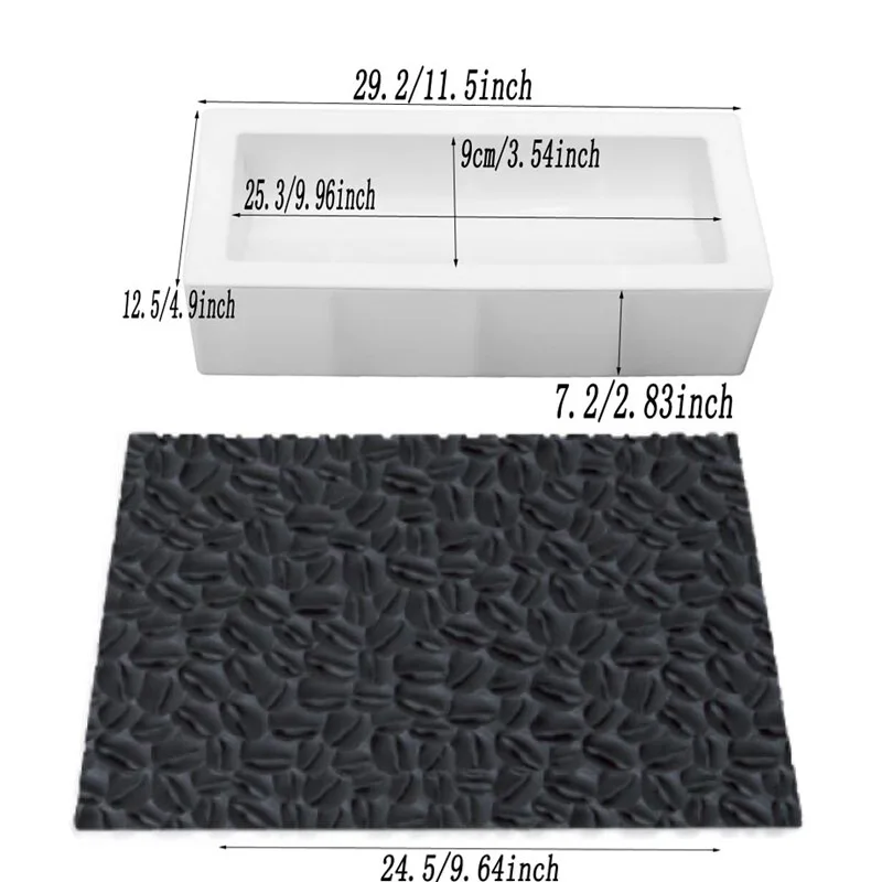 Силиконовые формы в виде кофейных зерен с эффектом текстуры коврик для выпечки лист формы для тортов Twinkie формы для муссовых десертов формы для выпечки сковорода инструменты