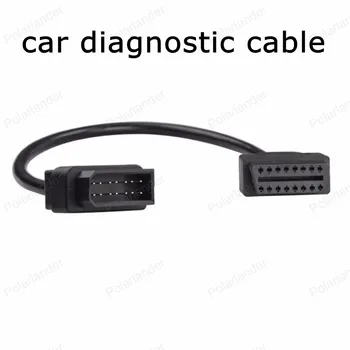 

factory price car Diagnostic Cables for Nissan 16 pin cable to 14 Pin OBD2 Service adapter Car scanner test connector for sale