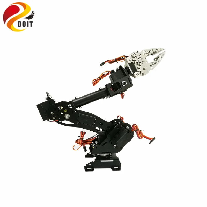 

8 DoF Manipulator Arm Metal Robot Hand Aluminum Alloy Robotic Manipulator ABB Arm Model With Claw And MG996R/DT3316 For DIY