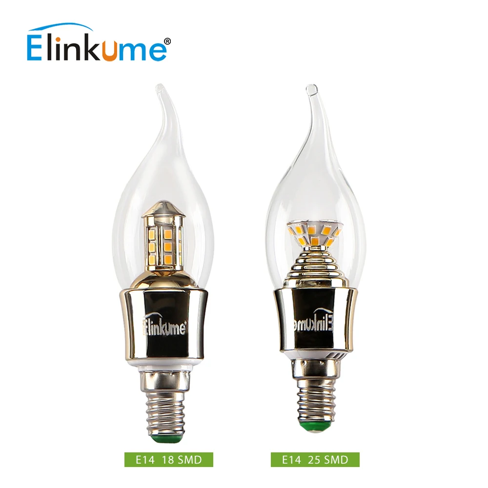MUMENG E14 светодио дный свечки 2835SMD лампы высокой Яркость 5 Вт SMD2835 18 25 s AC85-265V теплый