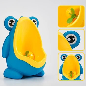 

Baby Boy Potty Toilet Training Frog Infant Wall-Mounted Hook Potty Toilet Trainer Stand Vertical Urinal Toddler Bathroom Potties