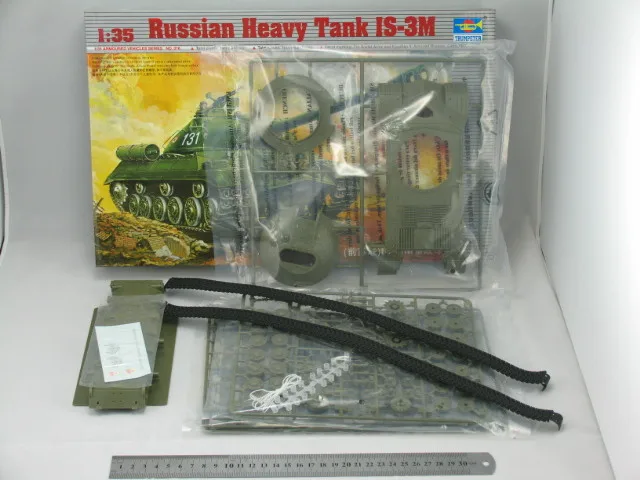 Brinquedo de Plástico União Soviética Stalin Tanque Pesado Montado Modelo Wwii Carros Faça Você Mesmo 1:35 Is-3m 2 High Quality Brinquedos e hobbies