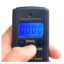 SANBEI 40 кг 10g миниатюрные весы Портативный Чемодан весы устойчивые голубой подсветкой Кантер(рыбацкие весы