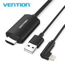 Vention 8 Pin to HDMI Converter 1080P HDMI Cable for iPhone X XS 8 Plus IOS Support HDTV Digital Adapter for Ligntning to HDMI 2 Vention 8 Pin to HDMI Converter 1080P HDMI Cable for iPhone X XS 8 Plus IOS Support HDTV Digital Adapter for Ligntning to HDMI 2