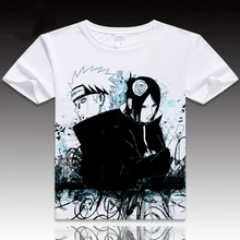 2017 naruto sasuke kakashi ninja t-shirt anime japanischen animation berühmten neuheit sommer männer t-shirt cosplay kostüm clothing # 2c