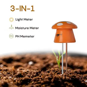 

Soil Tester 3-in-1 Soil Moisture Meter Soil PH Meter Digital Soil PH Value Meter For Plants Garden Farm Lawn Indoor Outdoor