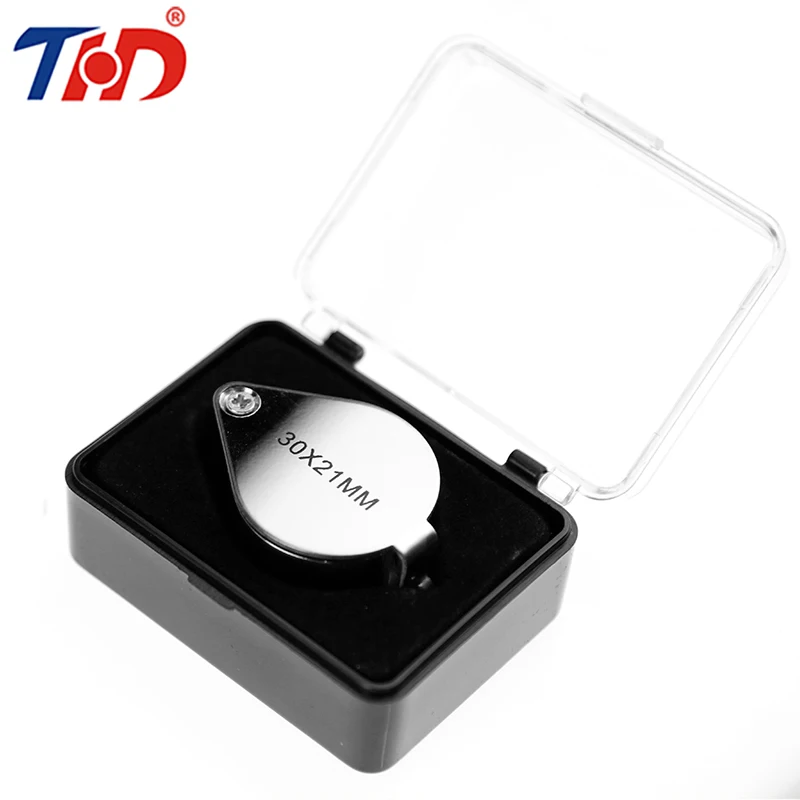 THD Mini 30x 21mm Jewelers Magnifier Magnifying glass Portable Folding