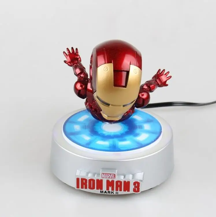 

[Limited] Rotating flying Iron man MK magnetic floating ver. with LED Light Iron Man Action Figure Collection Toy gift