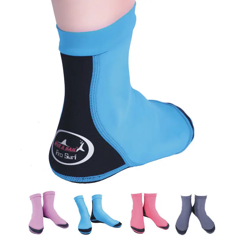 

1.5mm Lycra fabric Neoprene Snorkeling Socks Diving Scuba Surfing Wet Socks Boot Diving Socks Free Shipping