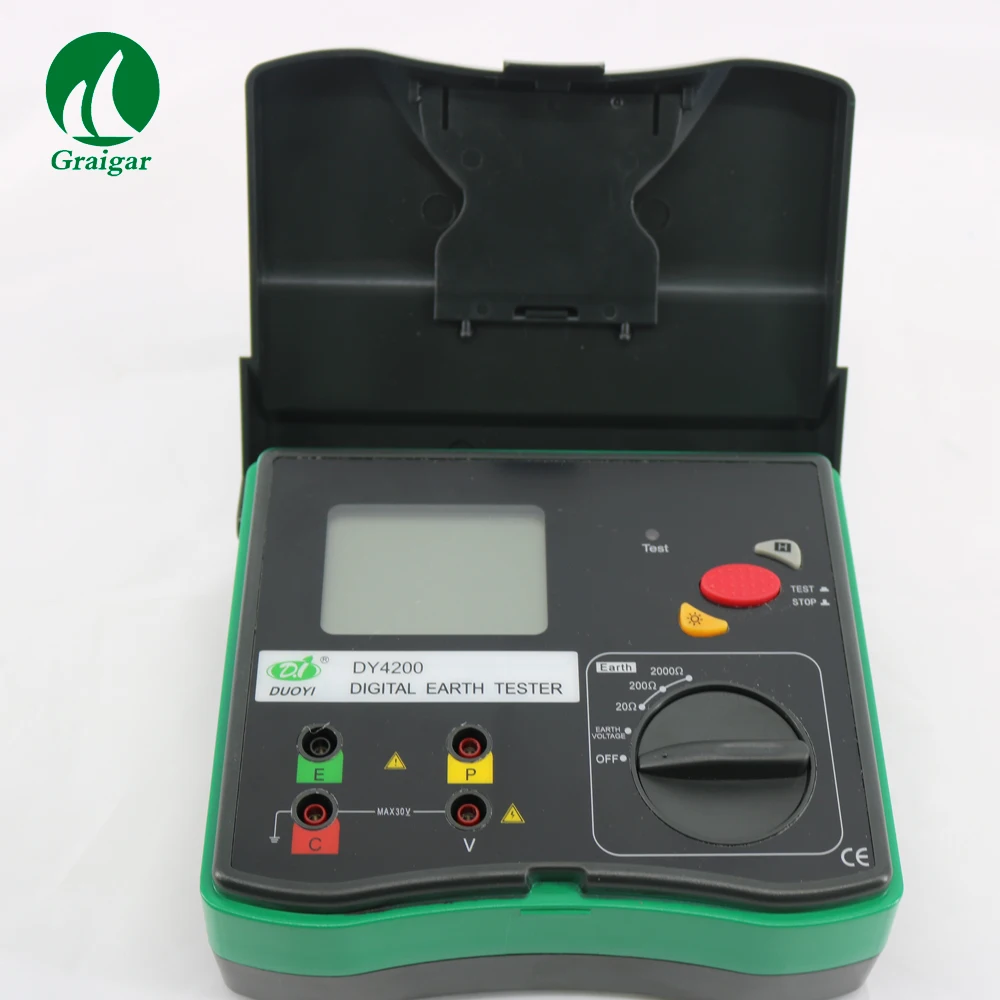 

DY4200 Digital Ground Resistance Tester Measurement Range from 0.01Ohm to 2000Ohm