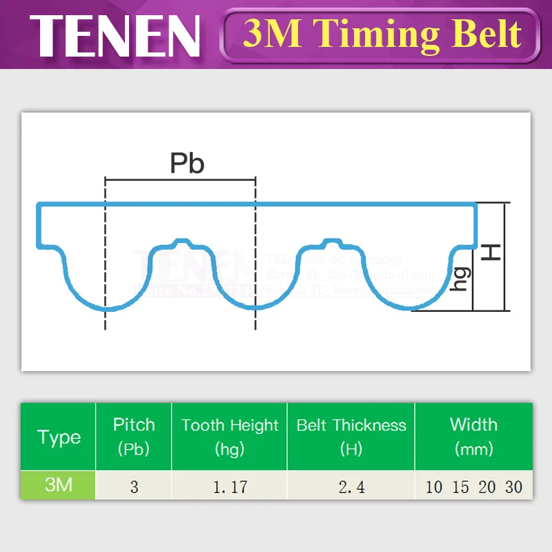 HTD 3 м шаг ремня ГРМ ширина 10 15 20 30 мм открытая передача синхронные ремни для CO2 лазерной гравировки резки