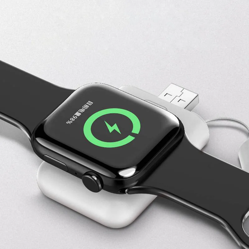 

1000mAh Portable Power Bank Wireless Charger Megntic Charging for Apple Watch Series 4 3 2 USB Charger