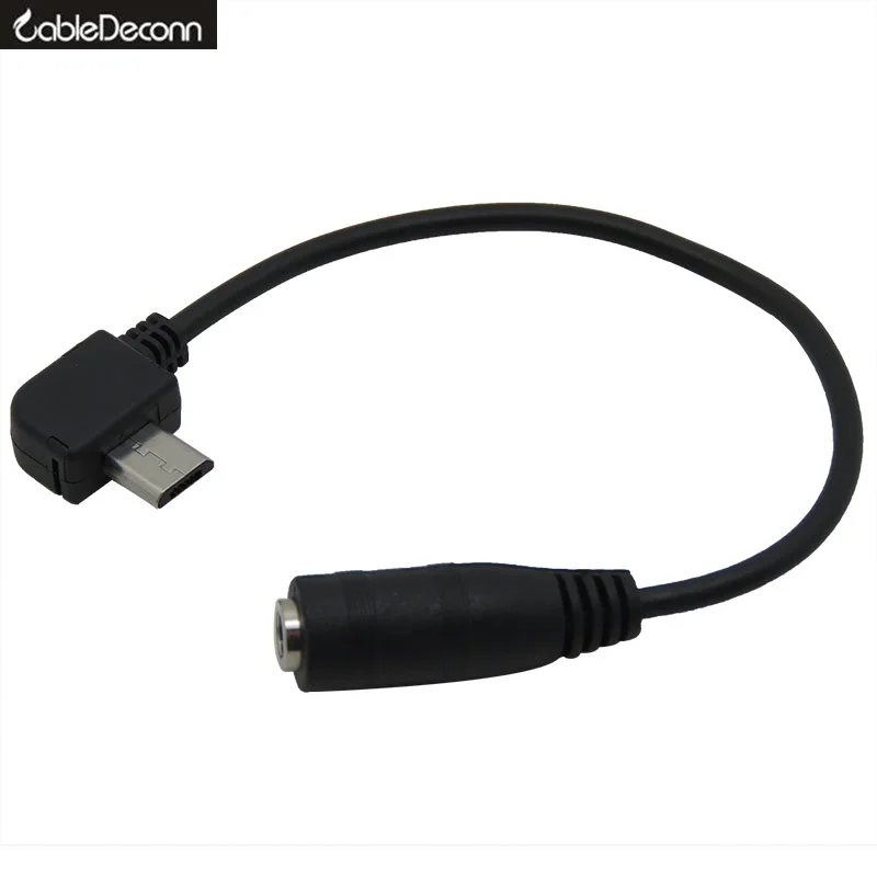 2PCS Micro USB Male TO 3.5 mm Audio RCA jack Adapter for Nokia 8600 USB