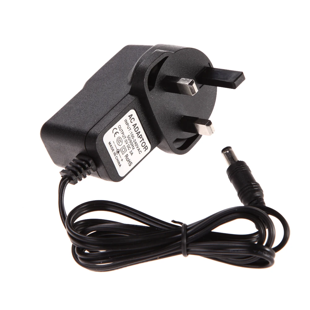 

Universal AC 100-240V Converter Adapter DC 5.5mm x 2.5MM 5V 2A 2000mA Charger UK Plug