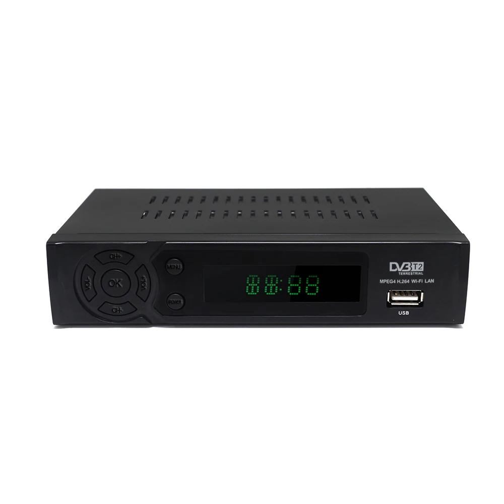 Hd Video Audio Tv Box DVB-T2 Ricevitore di Segnale Digitale Set-Top Box Tv Digitale Terrestre Ricev