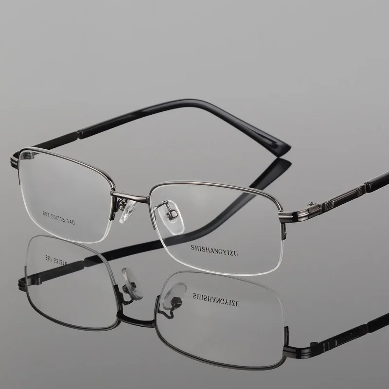 BCLEAR, новинка, металлический сплав, полуоправа, очки, оправа, Пресбиопия, близорукость, очки, оптические очки для мужчин, S887