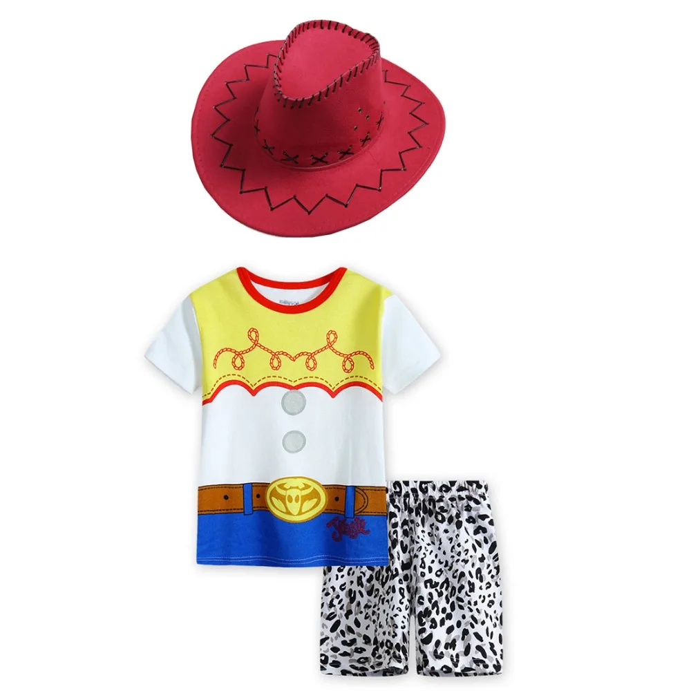 

2019 Toy story Jessie cowgirl Cosplay Costume For Kid With Hat