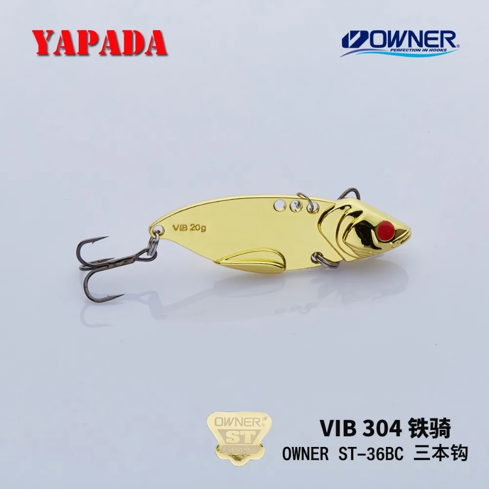 YAPADA VIB 304 стальной батальон 20 г/25 г 62 65 мм усиленный тройной крючок перо