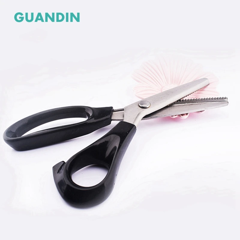 

GUANDIN,2019 New Tailor Scissors with Round & TriangleTooth,Sewing Scissor with Zigzag Shape for DIY Sewing,Shears for Fabric