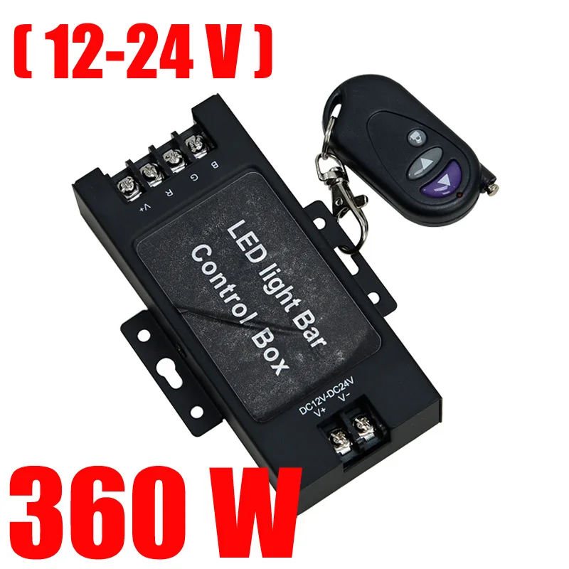 

360W Drl driving taillight Fog lamp ON/OFF Strobe Wireless remote controller 12V 24V led Flashing Warning control box Module